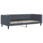 vidaXL Slaapbank 90x200cm Fluweel Grijs - Retourdeal! 55%..., Huis en Inrichting, Slaapkamer | Slaapbanken, Ophalen of Verzenden