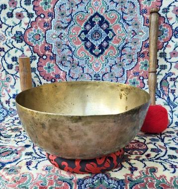 Onbekend - Antieke Jambati Singing bowl 20,5 cm -  -