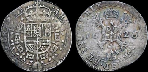 Southern Netherlands Brabant Philip Iv 1/4 patagon 1626 z..., Postzegels en Munten, Munten | Europa | Niet-Euromunten, Verzenden