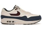 Nike Air Max 1 Coconut Milk Burgundy Crush Navy - Maat 44 EU, Ophalen of Verzenden, Nieuw, Nike