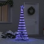 vidaXL LED Kerstboom met 230 LED Blauw 71 x 71 x 184.5 cm, Diversen, Kerst, Verzenden, Nieuw