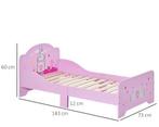 Houten Kinderbed 90x200 cm – Bed met Beschermende Zijkant, Kinderen en Baby's, Kinderkamer | Bedden, Verzenden, Nieuw