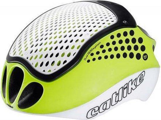 Catlike Cloud 352 - Fietshelm - Maat S (52-54 cm) - Geel/Wit, Sport en Fitness, Wielrennen, Verzenden