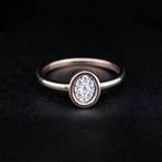 Ring - 18 karaat Roségoud - 0.12ct. tw. Diamant (Natuurlijk), Sieraden, Tassen en Uiterlijk, Nieuw