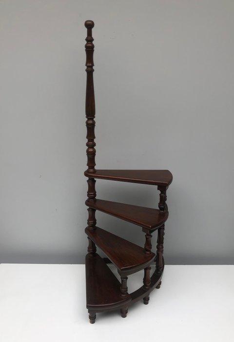 Trapje - Mahonie - Bibliotheektrap, Antiek en Kunst, Curiosa en Brocante