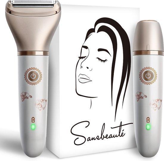 2dekans | Sansbeauté® 2-in-1 Ladyshave – Elektrisch –, Kleding | Dames, Badmode en Zwemkleding, Zo goed als nieuw, Ophalen of Verzenden