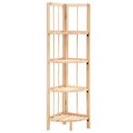 vidaXL Hoekschap 27x27x110 cm cederhout, Minder dan 50 cm, Verzenden, 100 tot 150 cm, Nieuw