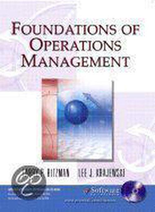 Foundations of Operations Management, Boeken, Studieboeken en Cursussen, Verzenden