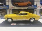 Maisto 1:18 - Modelauto - 1967 Ford Mustang Fastback, Hobby en Vrije tijd, Modelauto's | 1:5 tot 1:12, Nieuw