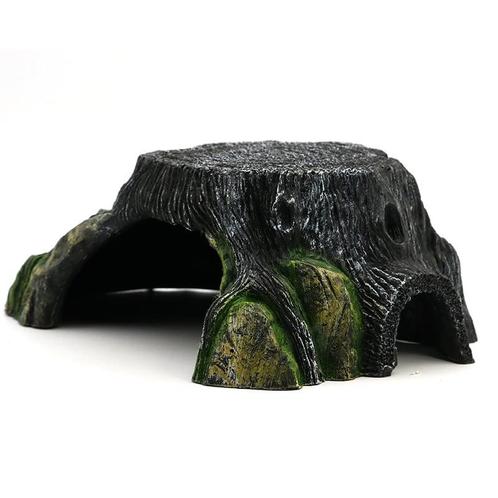 Boomstronk met wortels en grot medium OS-182 - aquarium deco, Dieren en Toebehoren, Vissen | Aquaria en Toebehoren, Sierelement