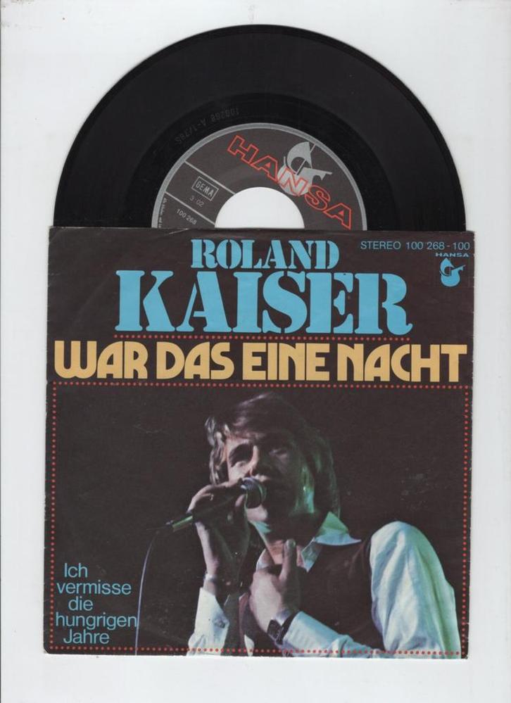 Roland Kaiser – War Das Eine Nacht / Ich Vermisse Die H..., Cd's en Dvd's, Vinyl Singles, Verzenden