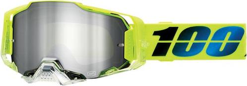 100% Armega Koropi Crossbril - Silver Mirror lens ( Spring 2, Motoren, Onderdelen | Overige, Nieuw, Verzenden