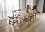 Rowico verlengbare houten eettafel | Rechthoekig | 180x90 cm, 50 tot 100 cm, Nieuw, 150 tot 200 cm, Rechthoekig