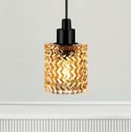 ACTIE: Kleine hanglamp Hollywood Nordlux amber glas E27 FOIR, Huis en Inrichting, Lampen | Hanglampen, Nieuw, Verzenden