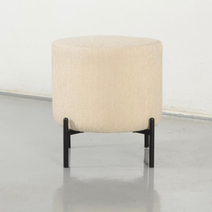 Frontseat Ludo poef, sand, 4-poot onderstel, Huis en Inrichting, Stoelen, Ophalen of Verzenden