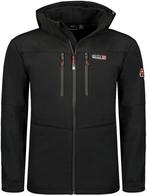 Geographical Norway Softshell Heren Jas Timmex Afneembare, Kleding | Heren, Jassen | Zomer, Verzenden, Nieuw, Zwart