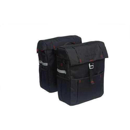 New Looxs dubbele fietstas Vigo black, Fietsen en Brommers, Fietsaccessoires | Fietstassen, Nieuw, Verzenden