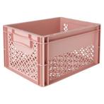 Fast Rider Kunststof Fietskrat Medium 25 liter OudRoze, Fietsen en Brommers, Fietsaccessoires | Fietsmanden, Verzenden, Nieuw