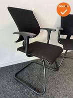 Ahrend 240 - Slede - Set van 2 - Zwart onderstel  - Nieuwe z, Vergader- of Presentatieruimte, Ophalen of Verzenden, Gebruikt, Stoel