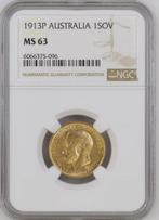 Australië. George V (1910-1936). Sovereign 1913 Gold, Postzegels en Munten