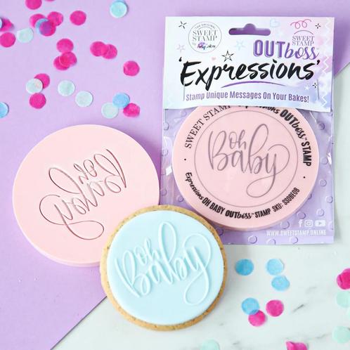 Sweet Stamp Outboss Oh Baby, Hobby en Vrije tijd, Taarten en Cupcakes maken, Nieuw, Verzenden