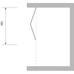Aanbieding: Badwand Plieger Economy 2-delig 2.2 mm Acryl, Ophalen of Verzenden, Nieuw