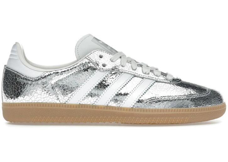 adidas Samba OG Silver Metallic Cracked - Maat 37 1/3 EU, Kleding | Heren, Schoenen, Ophalen of Verzenden