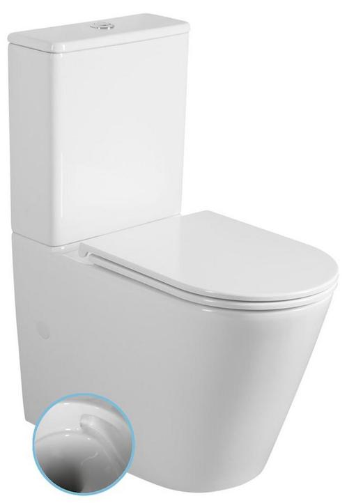 BWS AVI duoblok Rimless Glans wit Tornado Spoeling incl, Doe-het-zelf en Verbouw, Sanitair, Overige typen, Nieuw, Ophalen of Verzenden