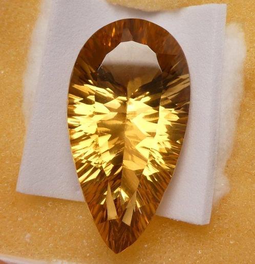 Zonder Minimumprijs Citrien - 31.23 ct - Instituto, Sieraden, Tassen en Uiterlijk, Edelstenen