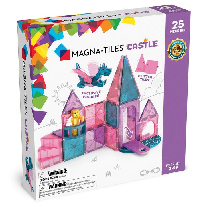 MAGNA-TILES® 25 Castle Kasteel set, Kinderen en Baby's, Speelgoed | Overig