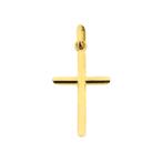 Gouden hanger van een subtiel kruisje, Goud, Gebruikt, Verzenden, Overige kleuren