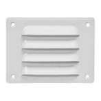Europlast metalen sleufrooster rechthoekig wit 140 x 105mm -, Ophalen of Verzenden, Nieuw