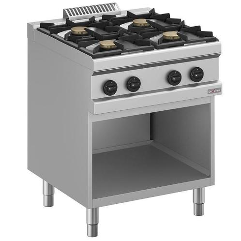 Gasfornuis Diverso | 4-Pits | Met onderkast | 2/1GN, Zakelijke goederen, Horeca | Keukenapparatuur, Nieuw in verpakking, Verzenden