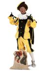 Luxe Zwarte Piet pak geel M-L + GRATIS SCHMINK kostuum piete