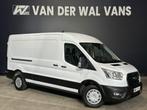 Ford Transit 2.0 TDCI 131pk L3H2 Euro6 Airco | Camera | Navi, Auto's, Ford, Stof, Gebruikt, Overige carrosserieën, Wit