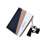 ZILOU Portemonnee Compact Zwart Patchwork [TIP!], Verzenden, Nieuw, Zwart, Overige merken