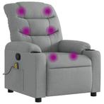 Lichtgrijze Massagestoel : Ontspanning! Tweedekansje OP=OP, Huis en Inrichting, Stoelen, Ophalen of Verzenden, Nieuw, Grijs