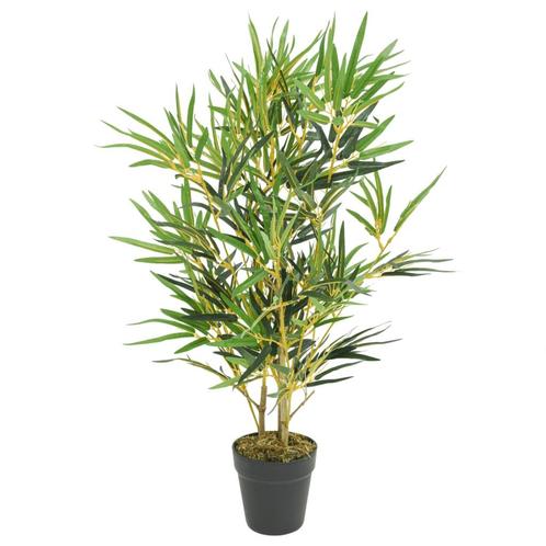 vidaXL Kunstplant bamboe 368 bladeren 80 cm groen, Huis en Inrichting, Woonaccessoires | Kunstplanten en Kunstbloemen, Nieuw, Verzenden