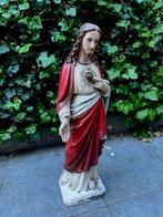 Beeld, Kerkbeeld Jezus Christus - 65 cm - Gegoten steen, Antiek en Kunst