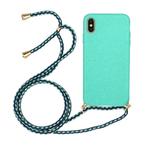 iPhone X / Xs Crossbody TPU Hoesje met Koord Mint, Ophalen of Verzenden, Nieuw