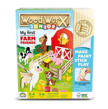 Colorific Wood Worx Junior - My First Farm Friends beschikbaar voor biedingen