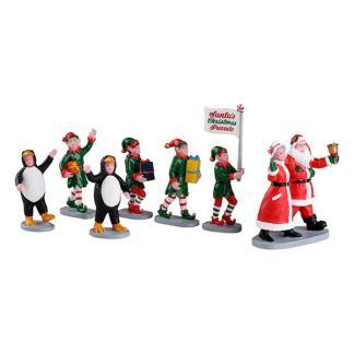 Kerstminiatuur set | Lemax | Santa’s Elf Parade | Caddington, Diversen, Kerst, Nieuw, Verzenden