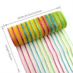 Decomesh deco mesh metalic voor kransen en inpakken, Ophalen of Verzenden, Nieuw