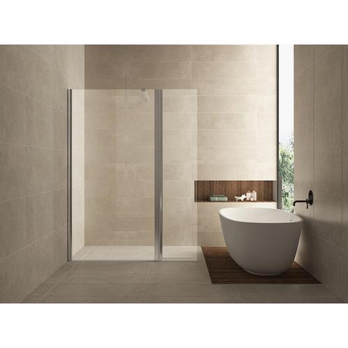 BWS Apollo Zijwand met Schanierend Glasprofiel 40x200 cm, Doe-het-zelf en Verbouw, Sanitair, Douche, Nieuw, Ophalen of Verzenden