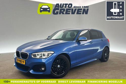 BMW 1-serie 118i Edition M Sport 136PK AUT LED Clima PDC., Auto's, BMW, Te koop, Automaat, Hatchback, Benzine, Blauw