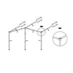 Campking Luifelframe Ameland 25/22mm Premium, Caravans en Kamperen, Nieuw