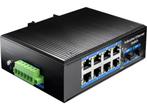 Cudy IG2008S2P - 8-poorts Gigabit PoE+ switch met 2, Verzenden, Zo goed als nieuw