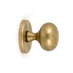 Voordeurknop IRIS 56mm - messing getrommeld, Doe-het-zelf en Verbouw, Hang- en Sluitwerk, Verzenden, Nieuw