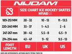 Nijdam IJshockeyschaats - Semi-Softboot - Verstelbaar - Pond, Verzenden, Zo goed als nieuw