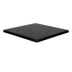 Tafelblad | Zwart | In-/Outdoor | 600x600x30(h)mm Werzalit, Verzenden, Nieuw in verpakking